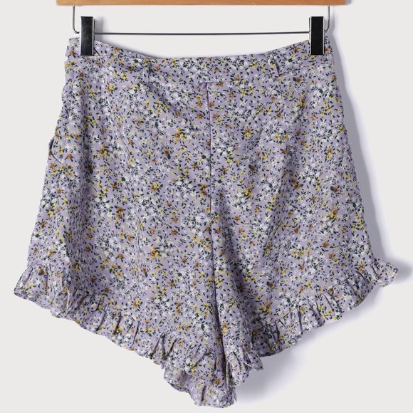 Lulus NWT Lilac Sweetie Season Floral Print Shorts - Picture 3 of 4